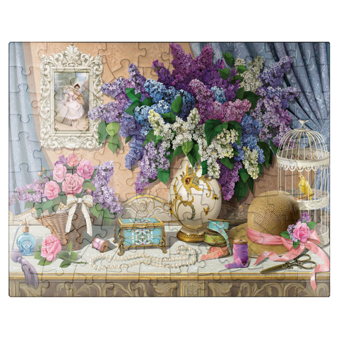 puzzleplate Accessories & Lilac 100 Jigsaw Puzzle