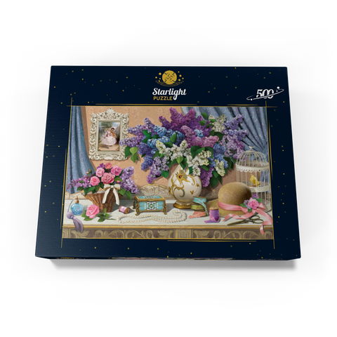 Accessories & Lilac 500 Jigsaw Puzzle box view3