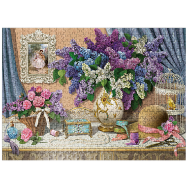 puzzleplate Accessories & Lilac 500 Jigsaw Puzzle