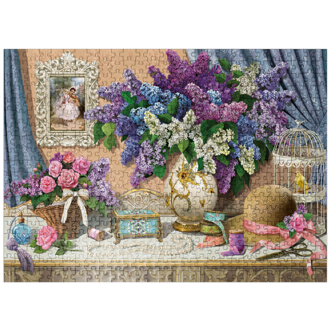 puzzleplate Accessories & Lilac 500 Jigsaw Puzzle