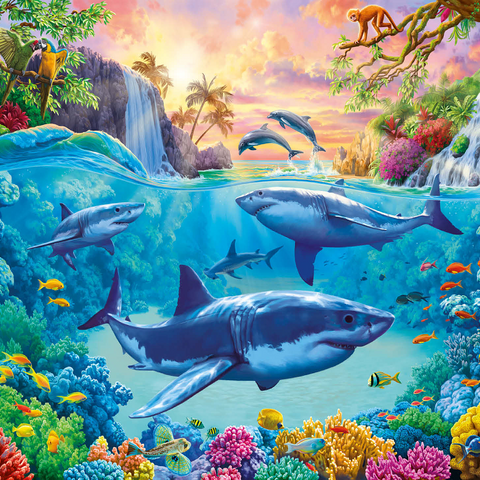 The World Under the Sea 1000 Jigsaw Puzzle 3D Modell