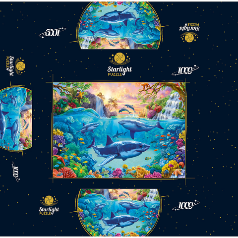 The World Under the Sea 1000 Jigsaw Puzzle box 3D Modell