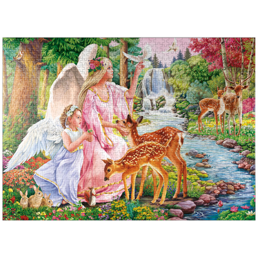 puzzleplate Angels & Deers 1000 Jigsaw Puzzle