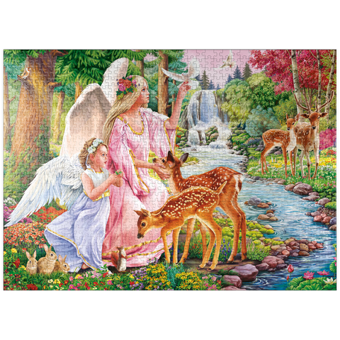 puzzleplate Angels & Deers 1000 Jigsaw Puzzle