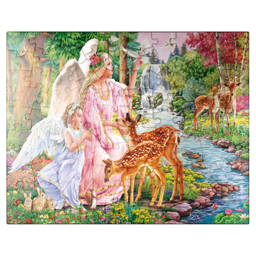 puzzleplate Angels & Deers 100 Jigsaw Puzzle