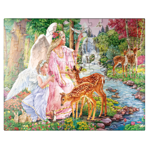 puzzleplate Angels & Deers 100 Jigsaw Puzzle