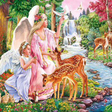 Angels & Deers 100 Jigsaw Puzzle 3D Modell