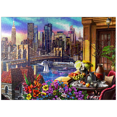 puzzleplate Night City 1000 Jigsaw Puzzle