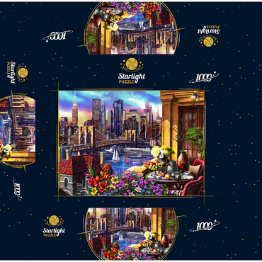 Night City 1000 Jigsaw Puzzle box 3D Modell