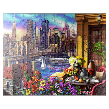 puzzleplate Night City 100 Jigsaw Puzzle