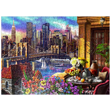 puzzleplate Night City 500 Jigsaw Puzzle