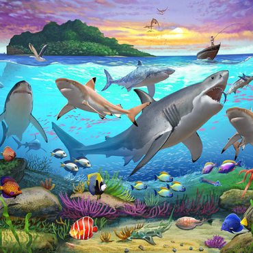 World Under Water 100 Jigsaw Puzzle 3D Modell