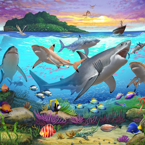 World Under Water 100 Jigsaw Puzzle 3D Modell