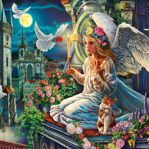 Angel in the Night 1000 Jigsaw Puzzle 3D Modell