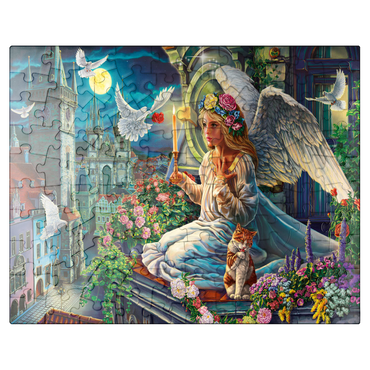 puzzleplate Angel in the Night 100 Jigsaw Puzzle