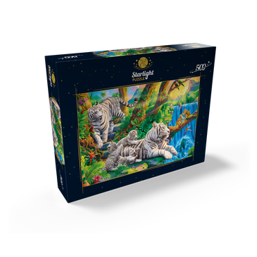 Family of White Tiger 500 Jigsaw Puzzle box view2