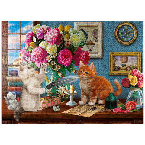 puzzleplate Petals & Paws 1000 Jigsaw Puzzle