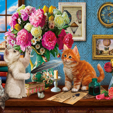 Petals & Paws 100 Jigsaw Puzzle 3D Modell