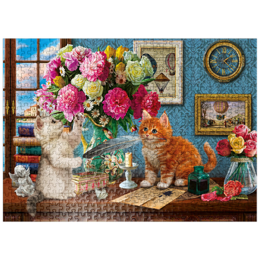 puzzleplate Petals & Paws 500 Jigsaw Puzzle