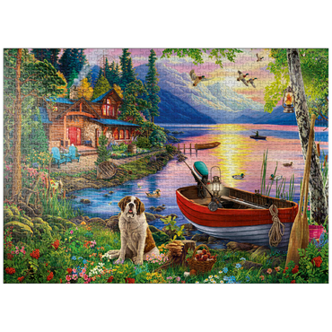 puzzleplate Weekend Retreat 1000 Jigsaw Puzzle