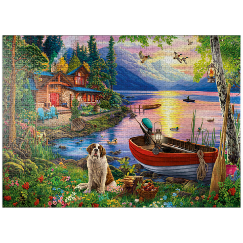 puzzleplate Weekend Retreat 1000 Jigsaw Puzzle