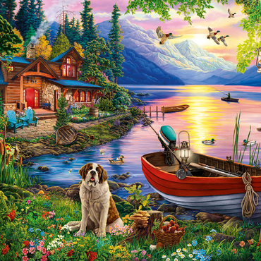 Weekend Retreat 1000 Jigsaw Puzzle 3D Modell