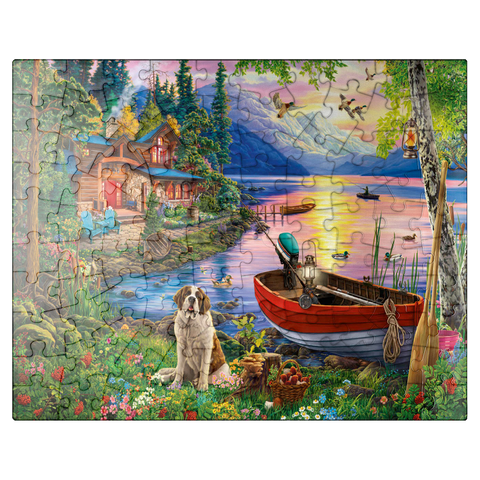 puzzleplate Weekend Retreat 100 Jigsaw Puzzle