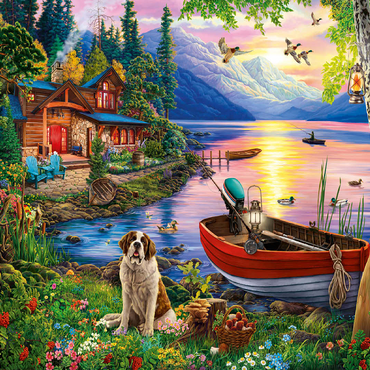 Weekend Retreat 100 Jigsaw Puzzle 3D Modell