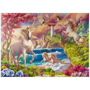 puzzleplate Fabulous Unicorns 1000 Jigsaw Puzzle