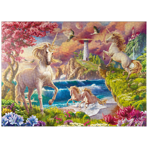 puzzleplate Fabulous Unicorns 1000 Jigsaw Puzzle