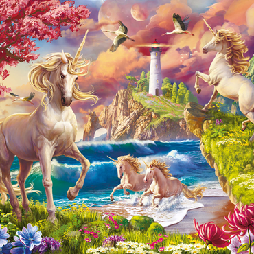 Fabulous Unicorns 1000 Jigsaw Puzzle 3D Modell