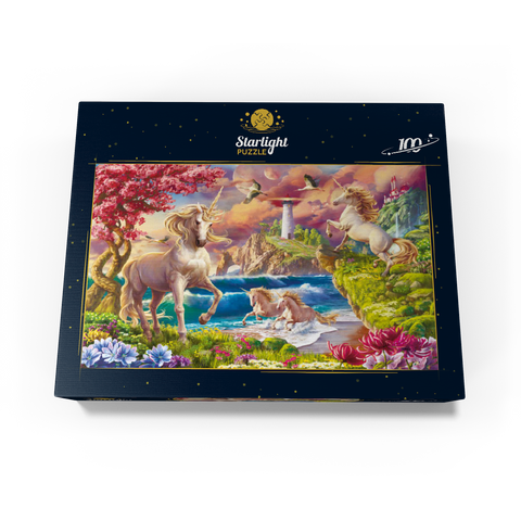 Fabulous Unicorns 100 Jigsaw Puzzle box view3