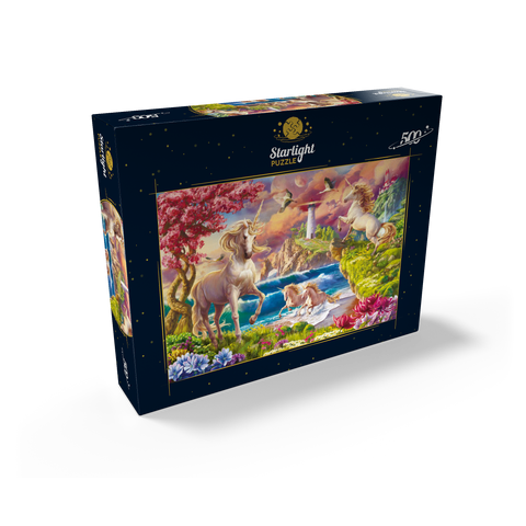 Fabulous Unicorns 500 Jigsaw Puzzle box view2