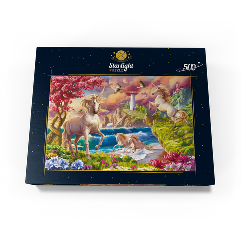 Fabulous Unicorns 500 Jigsaw Puzzle box view3