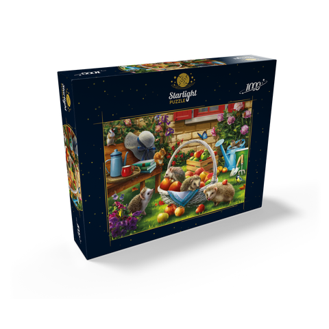 Hedgehogs in the Garden 1000 Jigsaw Puzzle box view2