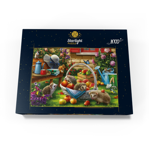 Hedgehogs in the Garden 1000 Jigsaw Puzzle box view3