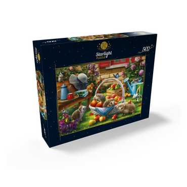 Hedgehogs in the Garden 500 Jigsaw Puzzle box view2