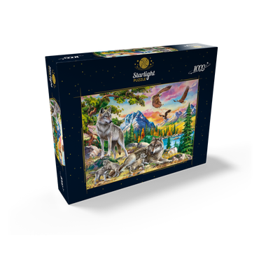 Wolves and Eagles 1000 Jigsaw Puzzle box view2