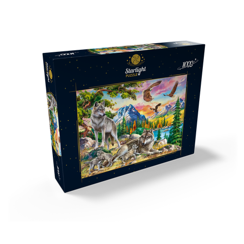 Wolves and Eagles 1000 Jigsaw Puzzle box view2