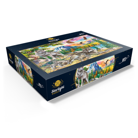 Wolves and Eagles 100 Jigsaw Puzzle box view1