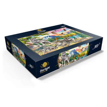 Wolves and Eagles 500 Jigsaw Puzzle box view1