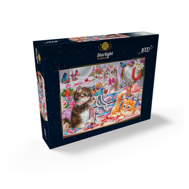 Cute Kittens with Beads 1000 Jigsaw Puzzle box view2