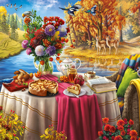 Autumn Still Life 1000 Jigsaw Puzzle 3D Modell