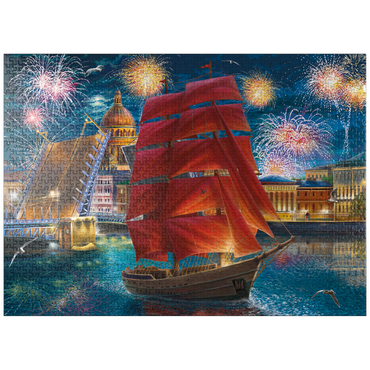 puzzleplate Scarlet Sails 1000 Jigsaw Puzzle