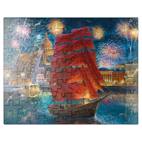 puzzleplate Scarlet Sails 100 Jigsaw Puzzle