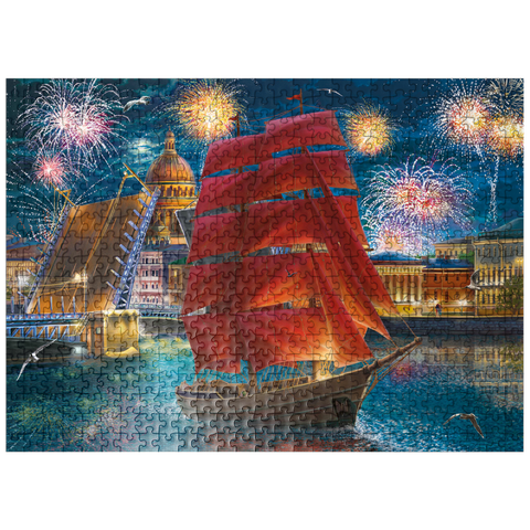 puzzleplate Scarlet Sails 500 Jigsaw Puzzle