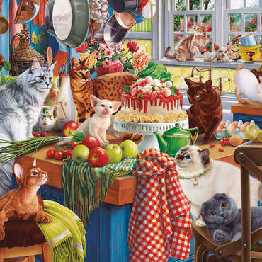 Kittens in the Kitchen 1000 Jigsaw Puzzle 3D Modell