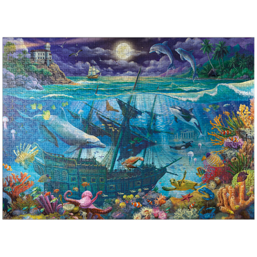 puzzleplate Evening Undersea 1000 Jigsaw Puzzle