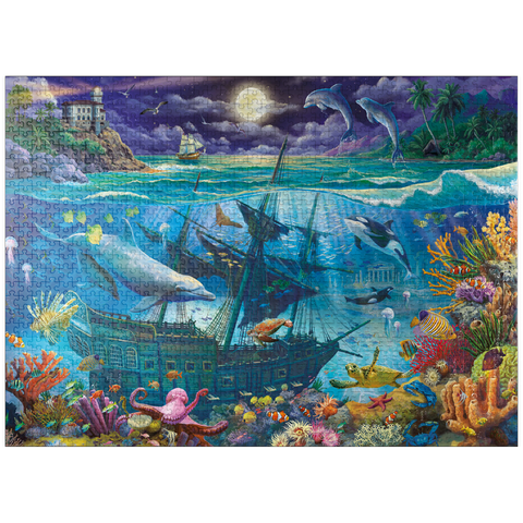 puzzleplate Evening Undersea 1000 Jigsaw Puzzle