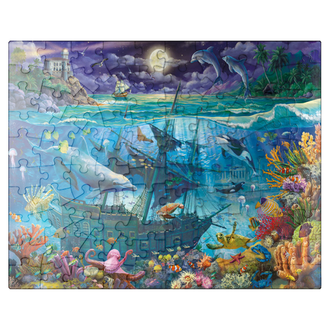 puzzleplate Evening Undersea 100 Jigsaw Puzzle